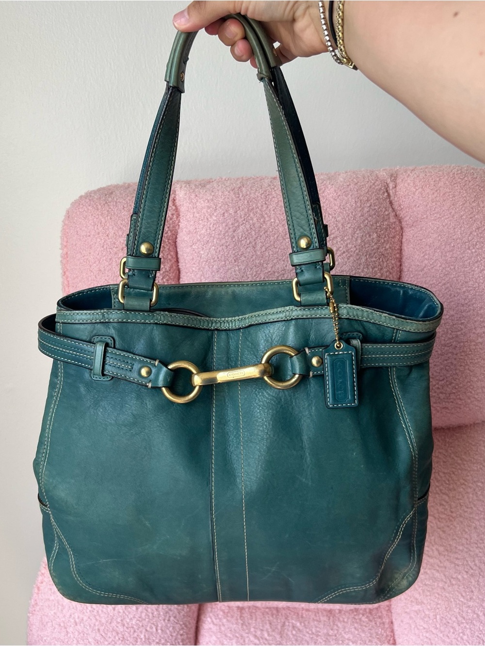 Vintage Coach Nancy Tote / Shoulder Bag